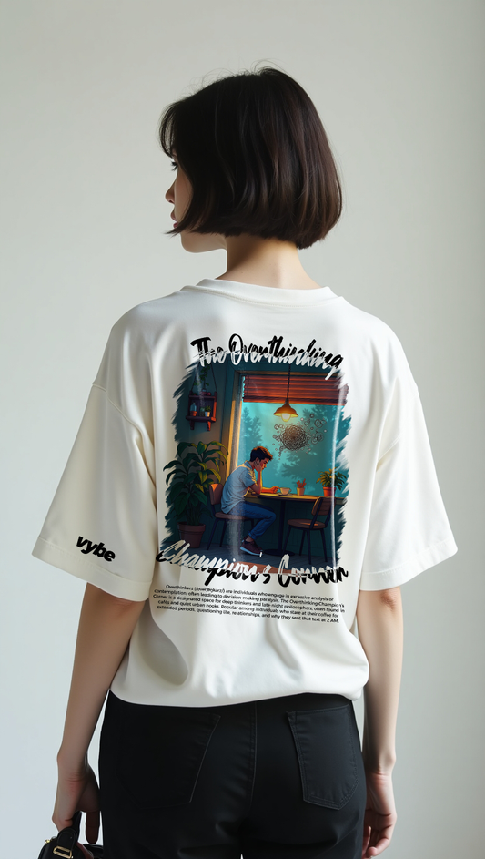 The Overthinking Champions Corner Oversized T-Shirt for Women