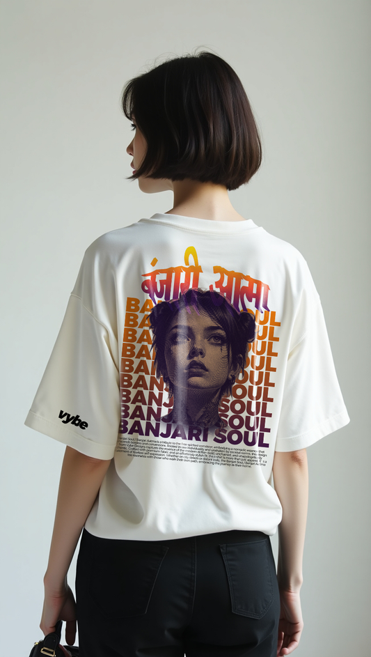 Banjari Aatma Oversized T-Shirt for Women